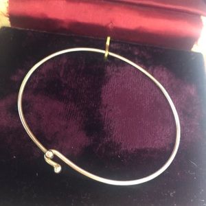 James Avery Hook-On Bracelet with Bali pearl charm